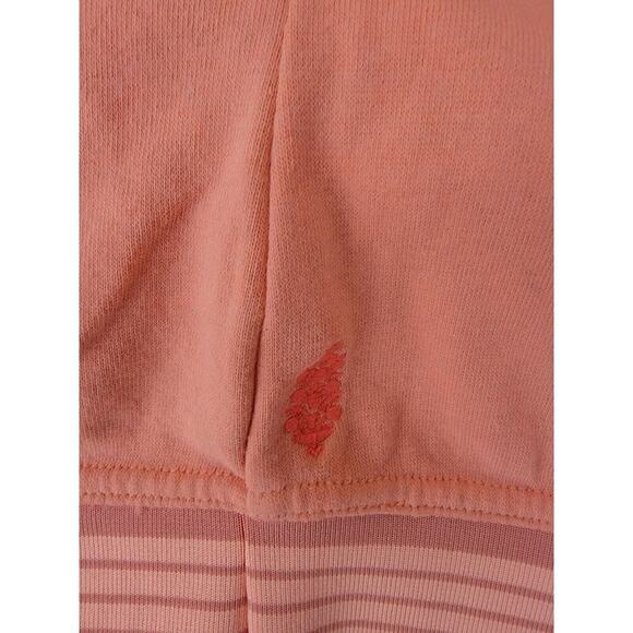 Free People FP Movement Hooded Crop Sweater Womens Large Long Sleeves Boxy - Picture 8 of 10